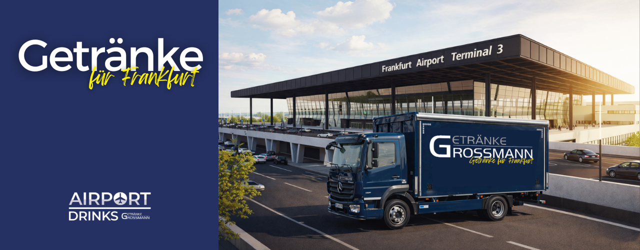 Getränkelieferservice Flughafen Frankfurt für Unternehmen in Cargo City Süd, Terminal 1, Terminal 2, Terminal 3, Gateway Gardens und The Squaire